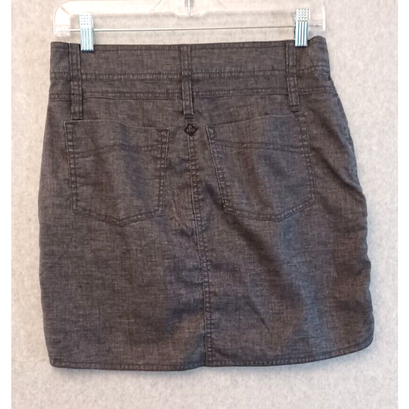 prAna Lisbeth Hemp Blend Short Skirt Size 0 Active Pickleball Gray UPF 50 - Picture 8 of 16